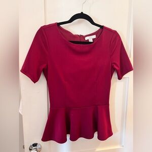 Peplum top